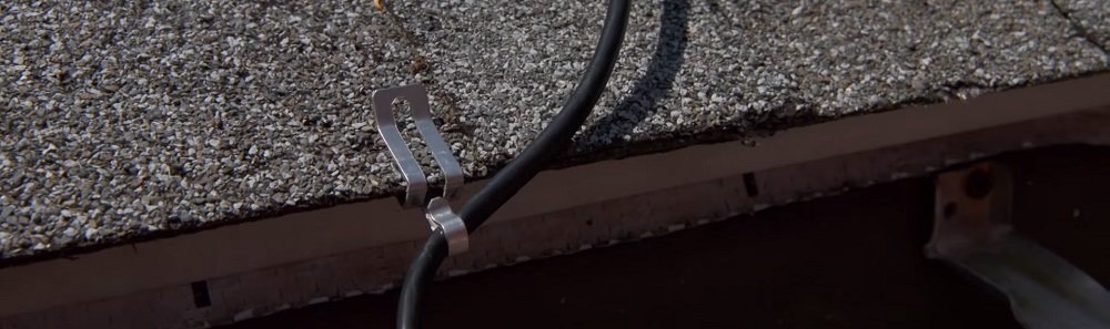 Heated Gutter Cable Installation Easy Heat Cables Youtube