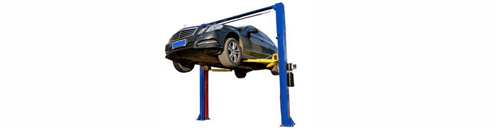 APlusLift HW-10KOH 10000LB Two Post Overhead Auto Hoist Clear Floor Car Lift / 12 Months Parts Warranty